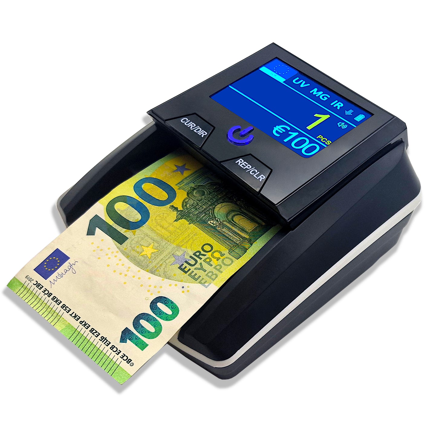 BEITZ BS-136T automatischer Geldscheinprüfer Gerät Falschgeldprüfgerät Banknotenprüfer & Geldzählmaschine Währungszähler mit Akku Geldprüfer und Zähler