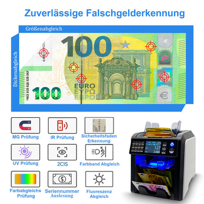 BEITZ BS-950 Geldzählmaschine | Wertzähler | Geldscheinprüfer
