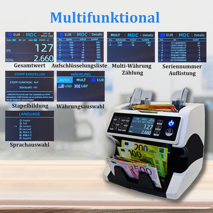 BEITZ BS-920 Geldzählmaschine | Wertzähler | Geldscheinprüfer