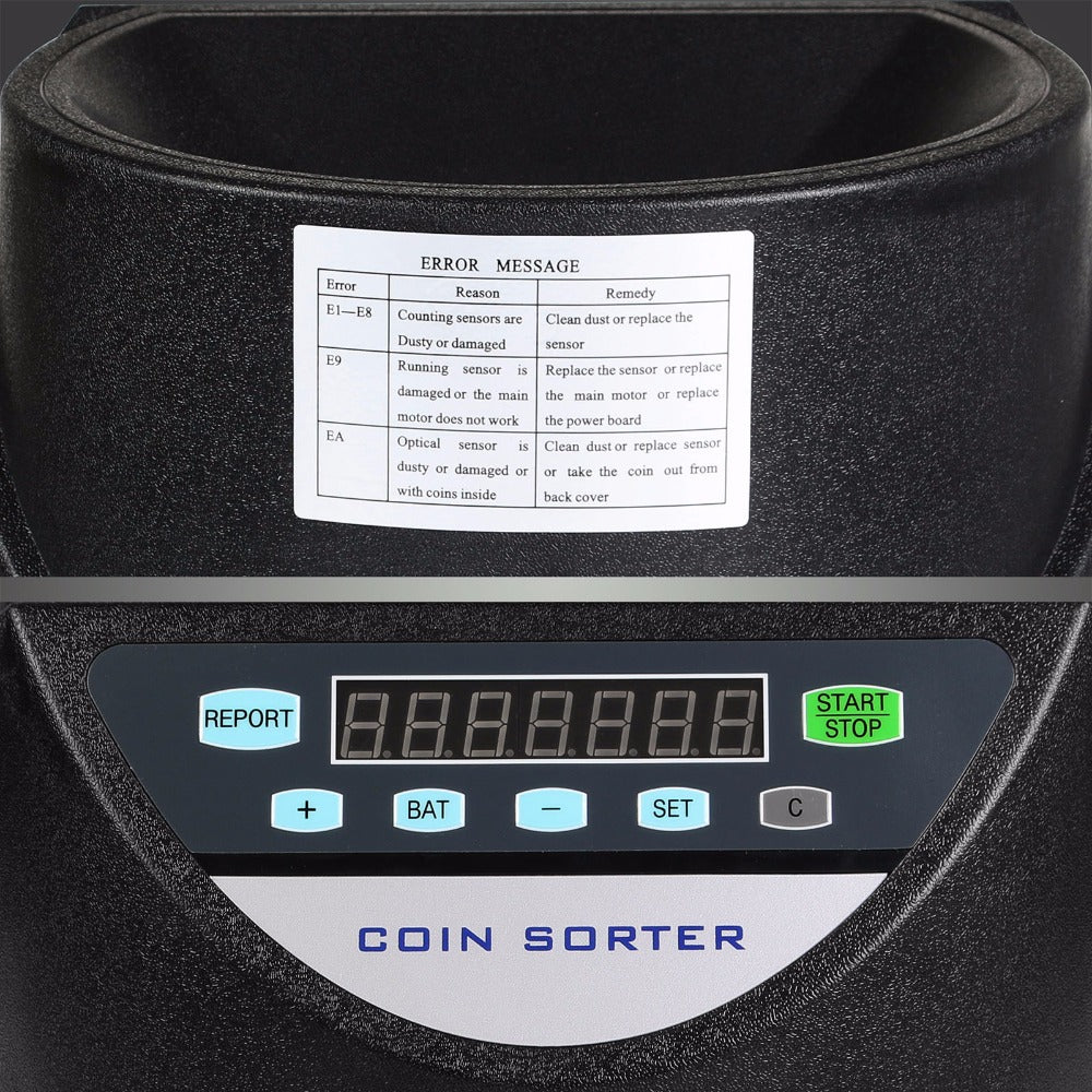 BEITZ BS-9001 Geldzählmaschine | Münzzähler | Münzsortierer