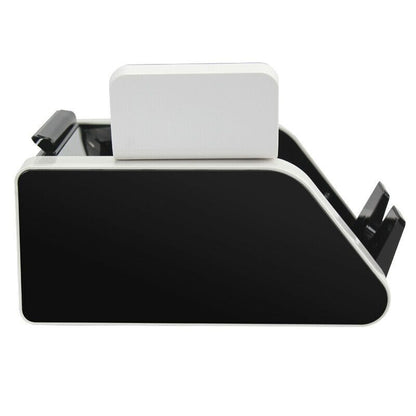 beitz bs1002 geldzaehlmaschine seitenansicht mit display banknotenzaehler stueckzaehler fuer euro banknoten kompakt design schwarz weiss