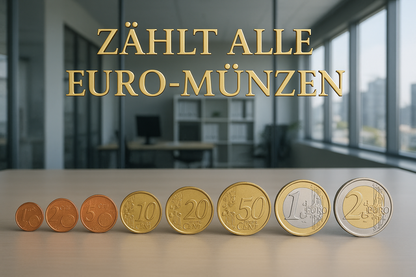 beitz bs9001 muenzsortierer zeigt euro muenzen 1 cent bis 2 euro kompakte bauform einfache bedienung offline und anonym