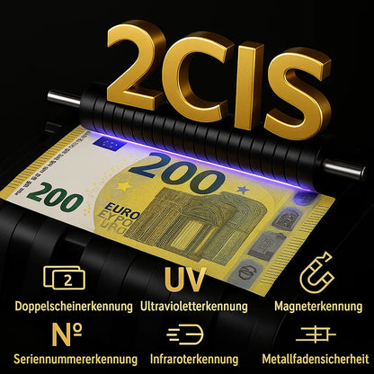 beitz bs910a geldzaehlmaschine 2cis technologie uv mg ir falschgeldpruefung seriennummer erkennung banknotenzaehler ezb getestet