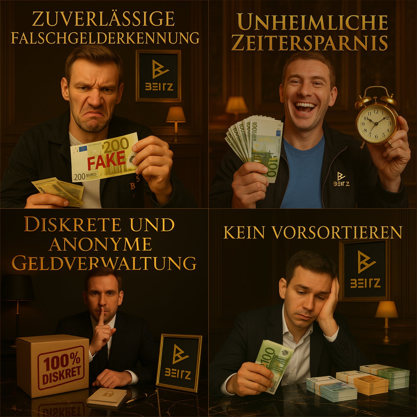 beitz bs910a lifestyle bild geldzaehlmaschine falschgelderkennung zeitersparnis diskret anonym kein vorsortieren banknotenzaehler