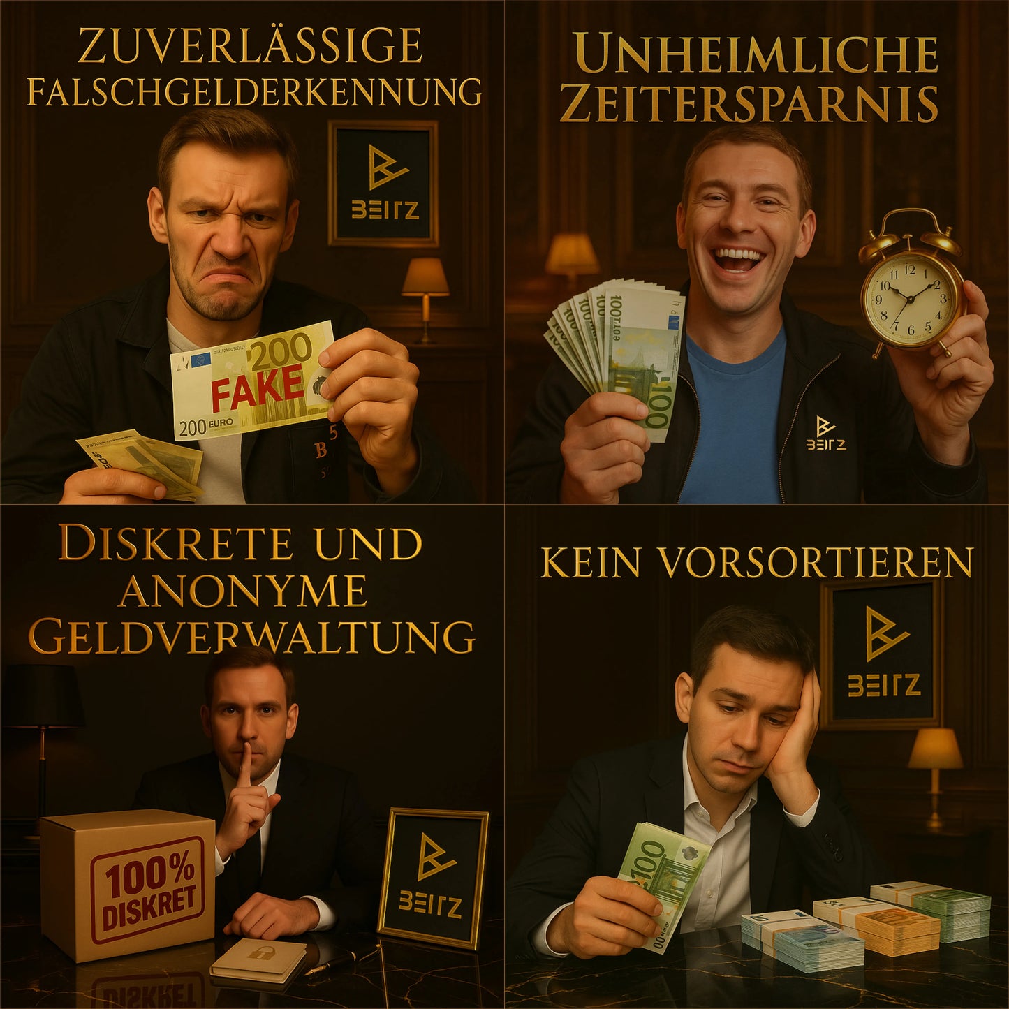 beitz bs910a lifestyle bild geldzaehlmaschine falschgelderkennung zeitersparnis diskret anonym kein vorsortieren banknotenzaehler
