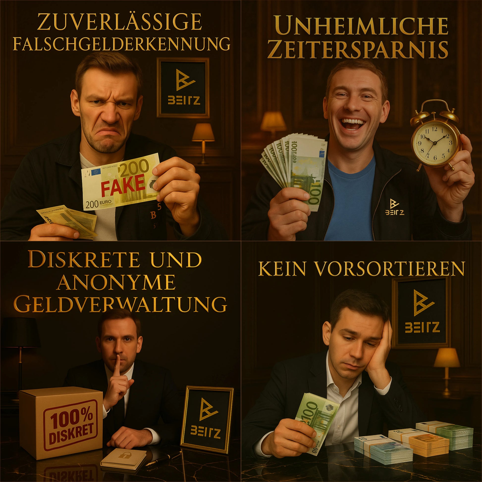 beitz bs910a lifestyle bild geldzaehlmaschine falschgelderkennung zeitersparnis diskret anonym kein vorsortieren banknotenzaehler
