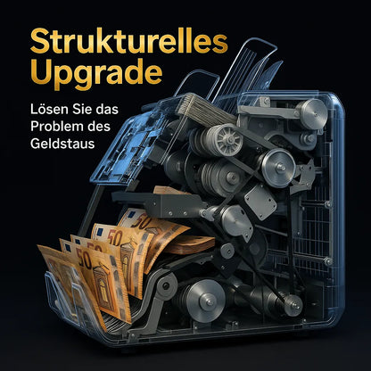 BEITZ BS-920A Geldzählmaschine mit verbessertem Mechanik-Design zur Vermeidung von Geldstau und für langlebige, präzise Banknotenzählung