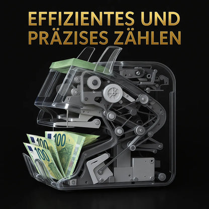 BEITZ BS-950A Geldzählmaschine mit Hochpräzisions-Mechanik für effizientes und präzises Zählen von Banknoten nach EZB-Standard