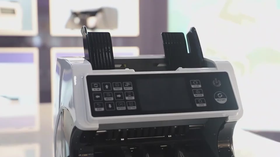 BEITZ BS-920A Geldzählmaschine mit 2CIS-Technologie, 9-Sensor-Falschgelderkennung und EZB-Zertifizierung – professioneller Banknotenzähler mit Touchdisplay